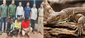 Four Indian men rape monitor lizard